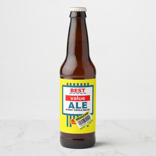 Grappige kerst Ale Bier Labels Etiket (Voorkant)