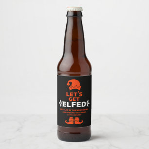Grappige kerst bier labels etiket