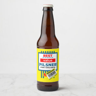 Grappige kerst bier labels etiket