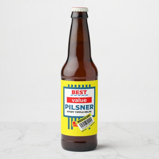Grappige kerst bier labels etiket (Voorkant)