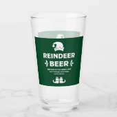 Grappige kerst bier labels glas (Achterkant)