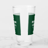 Grappige kerst bier labels glas (Links)