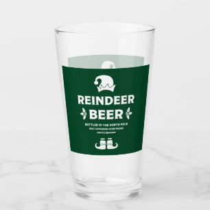 Grappige kerst bier labels glas