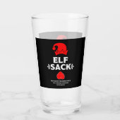 Grappige kerst bier labels glas (Achterkant)