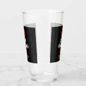 Grappige kerst bier labels glas (Rechts)