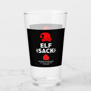 Grappige kerst bier labels glas