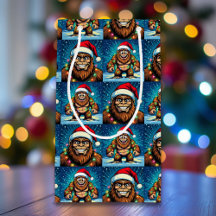 Grappige kerst Bigfoot Sasquatch