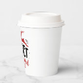 grappige kerst blitzened tijd drink papieren bekers (Links)