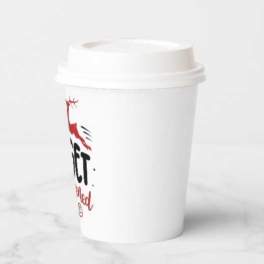 grappige kerst blitzened tijd drink papieren bekers (Links)