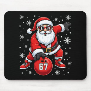 Grappige Kerst Bowling Cool Sinterklaas 6 7 Meme Muismat