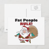 Grappige kerst Briefkaarten (Voorkant / Achterkant)