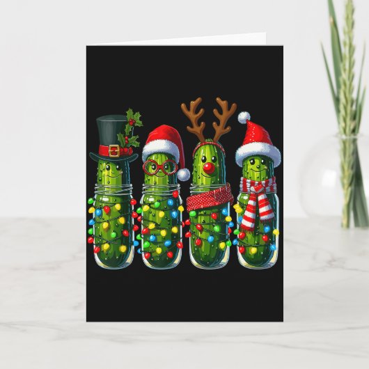 Grappige Kerst Ckles  Kaart (Voorkant)