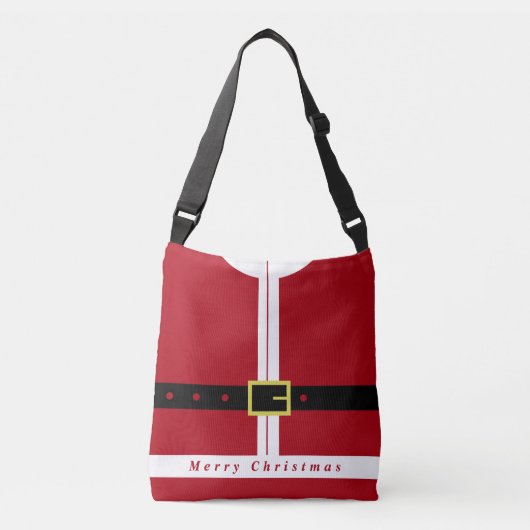 Grappige kerst crossbody tas sinterklaas cadeau (Voorkant)