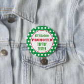 Grappige Kerst Elf Award Knop Ronde Button 7,6 Cm (In situ)