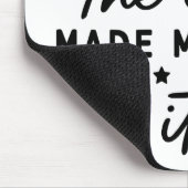 Grappige kerst elf maakte me Doe het Grappig Retro Muismat (Hoek)