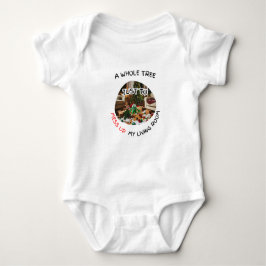 Grappige kerst en baby's romper