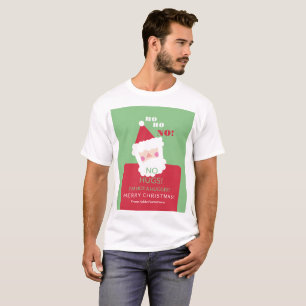 Grappige kerst geen knuffels lelijke trui t-shirt