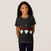 Grappige Kerst Gnomen Kerstmis Familie T-shirt (Voorkant volledig)