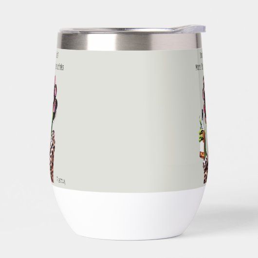 Grappige Kerst Grumpy Green Bont Vrouwen-Mom (Links)