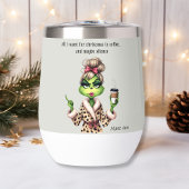 Grappige Kerst Grumpy Green Bont Vrouwen-Mom