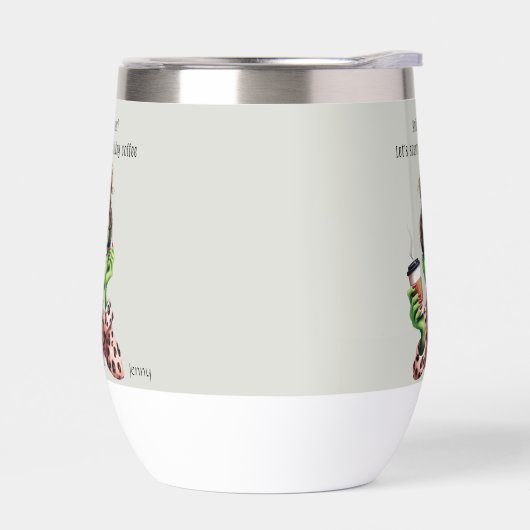 Grappige Kerst Grumpy Green Bont Vrouwen-Mom (Links)