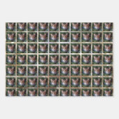 Grappige Kerst Huisdieren Gift Inpakpapier Vel (Voorkant 3)