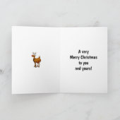 Grappige Kerst Humor Wenskaart Kaart (Binnen)