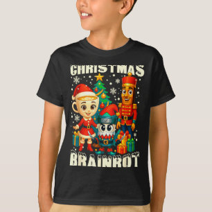 Grappige Kerst Italiaanse Hersenrot Italiaanse Her T-shirt