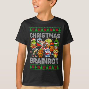Grappige Kerst Italiaanse Hersenrot Italiaanse Her T-shirt
