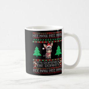 Grappige Kerst Italiaanse Kerst Ezel Dominick Koffiemok