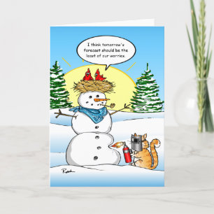Grappige kerst Kaarten Tabby Cat Holiday Greetin