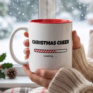 Grappige Kerst Kerststok Laadbalk Koffiemok