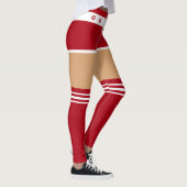 Grappige kerst Leggings mevrouw Santa Claus (Rechts)