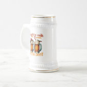Grappige kerst melk koekje bier woordkunst bierpul (Voorkant links)
