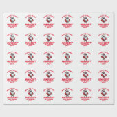 Grappige Kerst Ondeugend of Nice - Bewijs het! Cadeaupapier (Vlak)