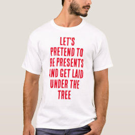 Grappige kerst pick-up lijn t-shirt