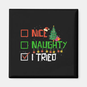 Grappige Kerst Pyjama Lichtjes Leuk Stout Ik Heb G Magneet