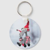 Grappige Kerst Ratten Sleutelhanger (Achterkant)