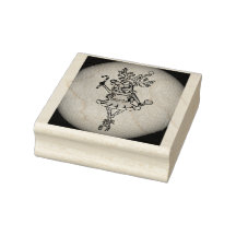 Grappige kerst rendier stempel