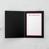 Grappige kerst tandarts kantoor feestdagen kaart (Binnen)