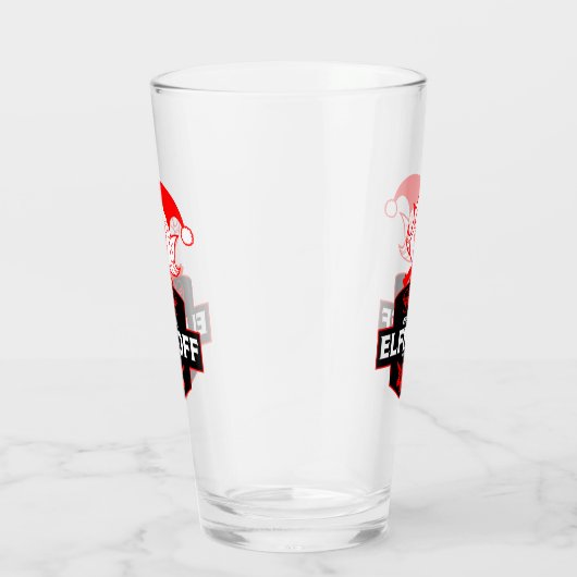 Grappige kerst wodka glas (Rechts)