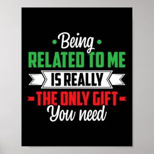 Grappige kerst wordt gerelateerd aan mij familie g poster