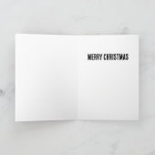 Grappige Kerst: Zwanger peperkoekje Kaart (Binnen)