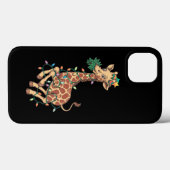 Grappige Kerstboom Giraffe Liefhebber Gift Liefde Case-Mate iPhone Case (Achterkant (horizontaal))