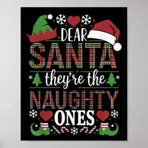 Grappige kerstcitaten Beste Kerstman Zij zijn de s Poster