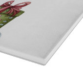 Grappige kerstengel op Schaatsen Snijplank (Hoek)