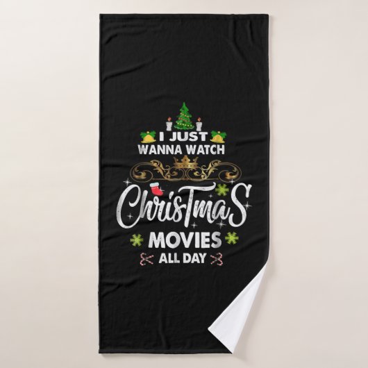 Grappige Kerstfilm, Kerstmisfilms Badhanddoek (Badhanddoek)