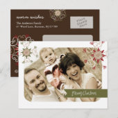 Grappige kerstfoto Briefkaarten (Voorkant / Achterkant)