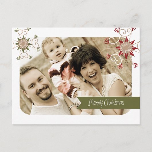 Grappige kerstfoto Briefkaarten (Voorkant)