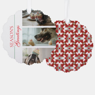Grappige Kerstgroeten voor Great Dane Ornament Kaart